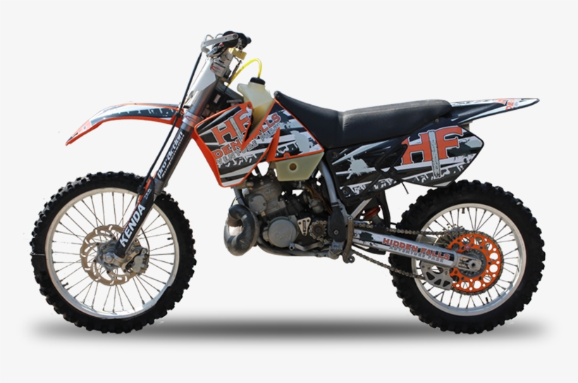 Dirt Bikes - Orange Dirt Bike Plastics, transparent png download