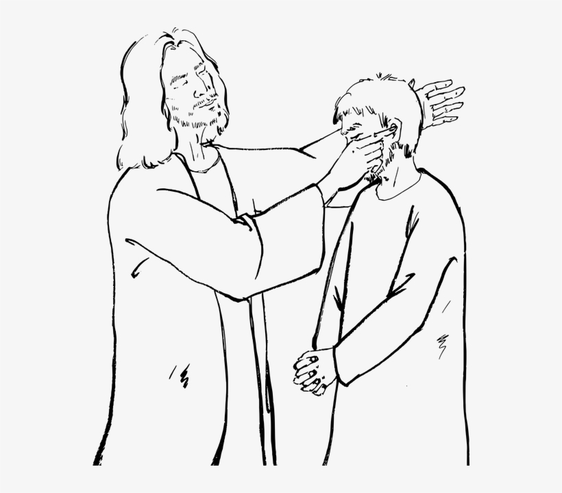 Jesus-2152704 640 - Mark 7 31 37 Colouring Page, transparent png download