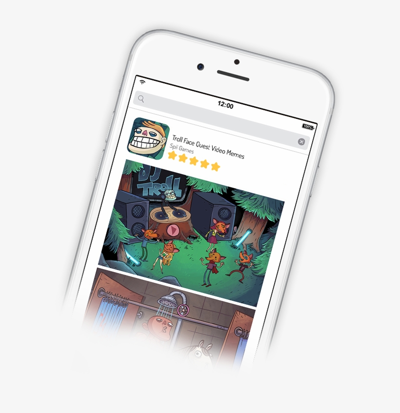 Troll Face Quest Video Memes - Iphone, transparent png download