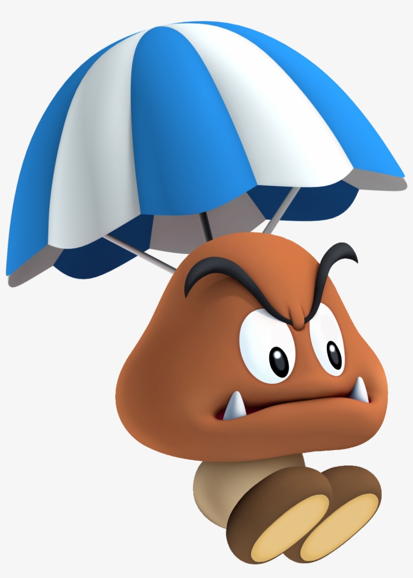 Parachute Goomba Smwu - Airdrop Crypto, transparent png download