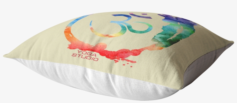 Watercolor Om Pillow - Mattress Pad, transparent png download