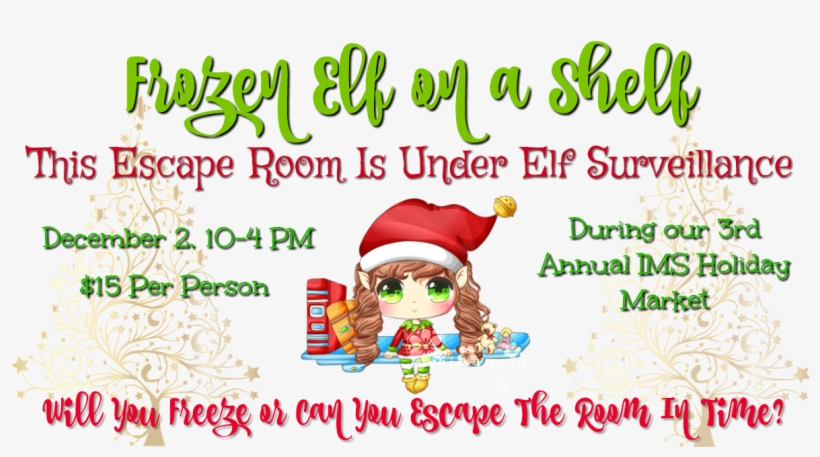 Inman Pac Presents Frozen Elf On A Shelf - Cartoon, transparent png download