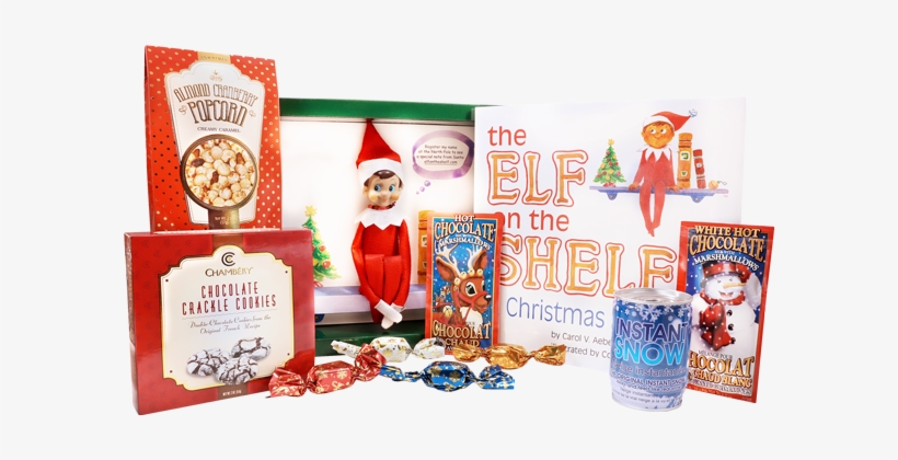 Book And Magical Elf Gifts The Elf On The Shelf - Elf On The Shelf Gift Set - Party, transparent png download