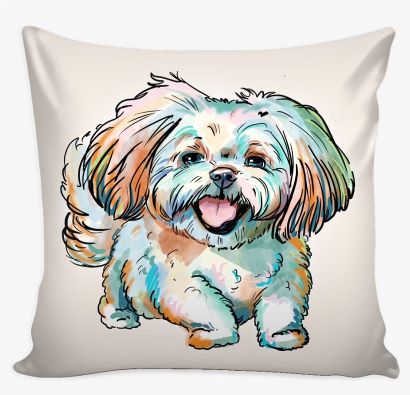 shih tzu pillow cover