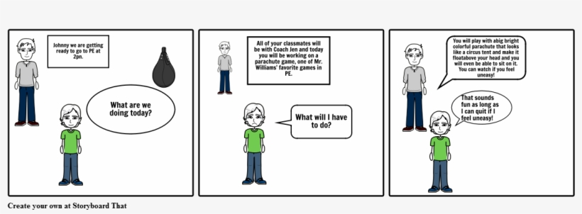 Johnny And The Parachute - Cartoon, transparent png download