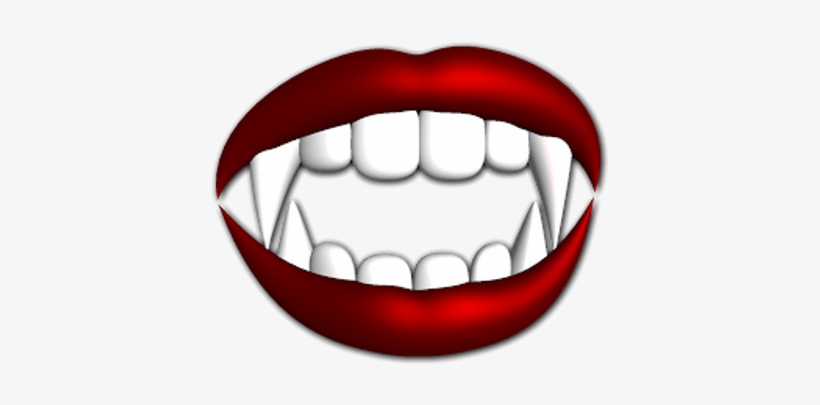 Dark Vampire Transparent Png Stickpng Mouth - Tooth, transparent png download