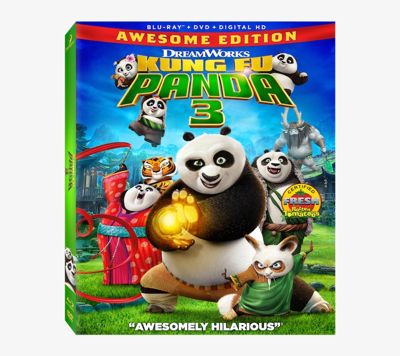 Dancing Hotdogs Family Loved Dreamworks Animation's - Kung Fu Panda 3 Bluray, transparent png download