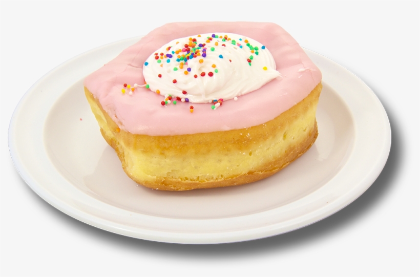 Bullseye Strawberry - Shipley Do-nuts, transparent png download