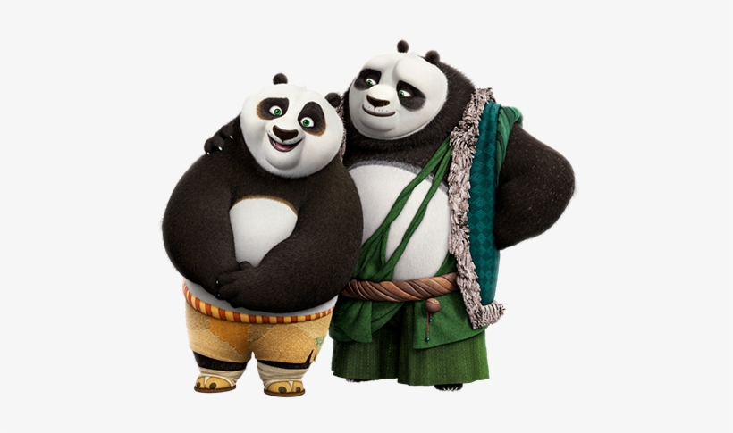 Tweets By @fatherhoodgov - Kung Fu Panda And Dad, transparent png download
