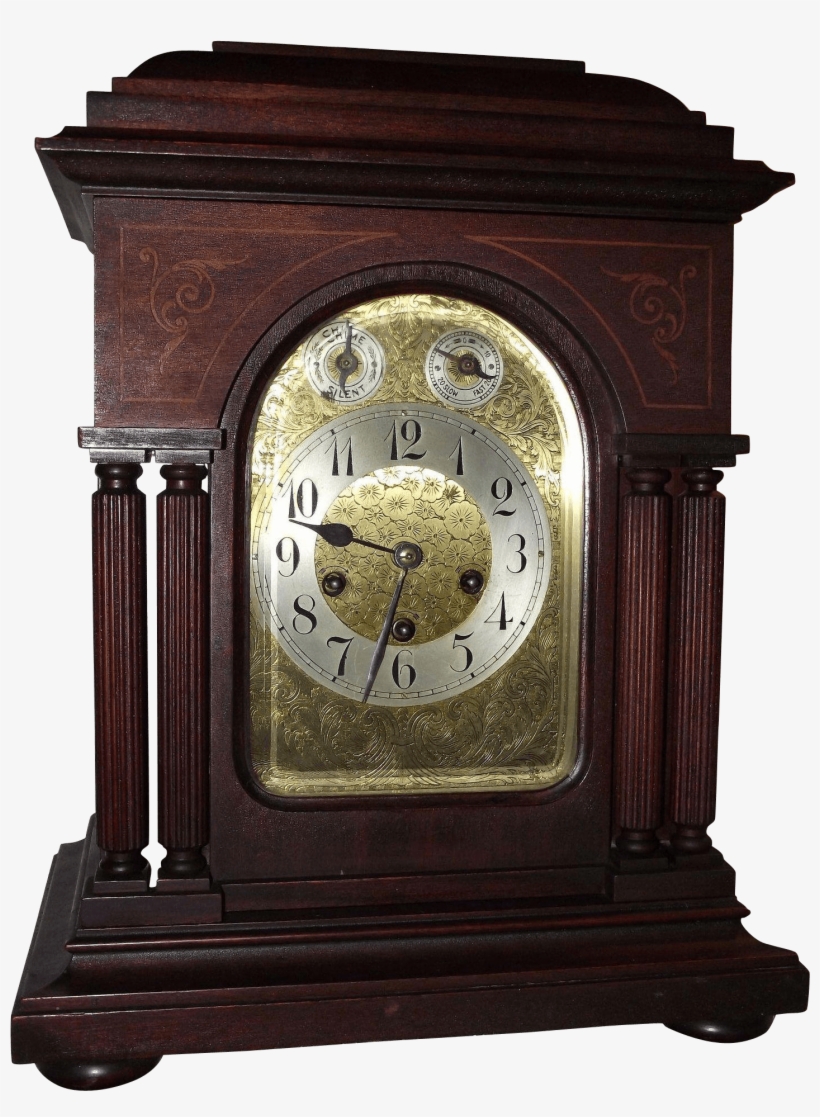 Mahogany Westminster Chimes Clock - Clock, transparent png download