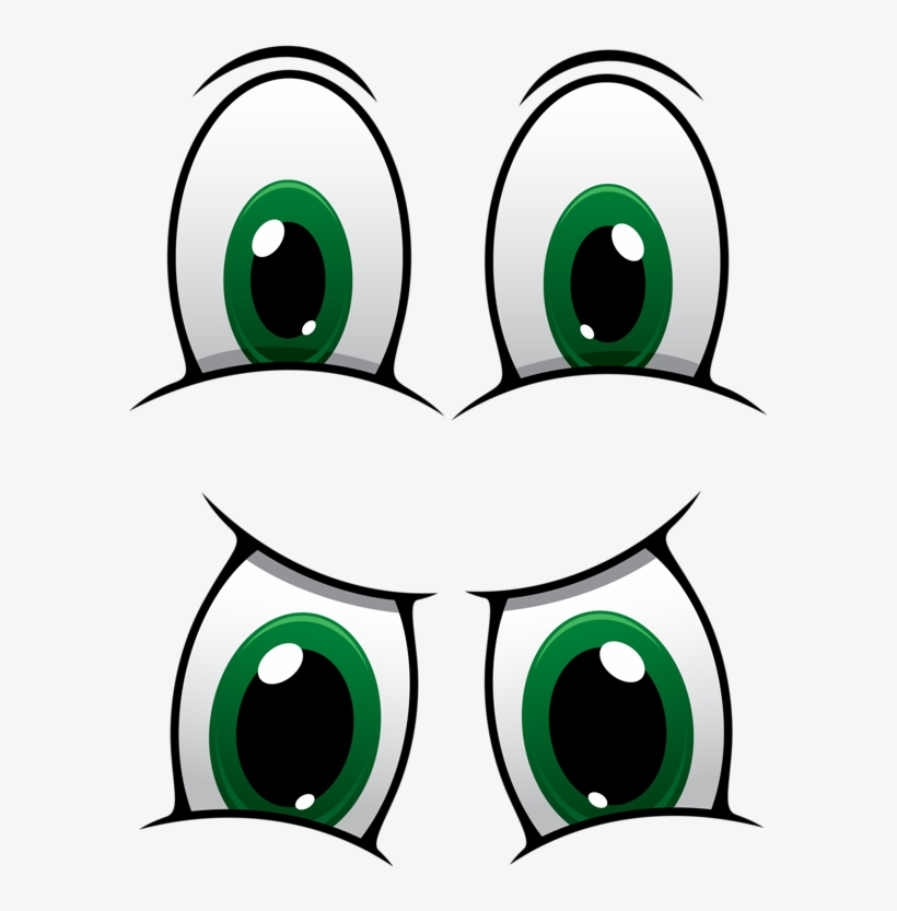 Green Eyes Clipart Eye Forward - Desenho De Olhinho Para Imprimir, transparent png download