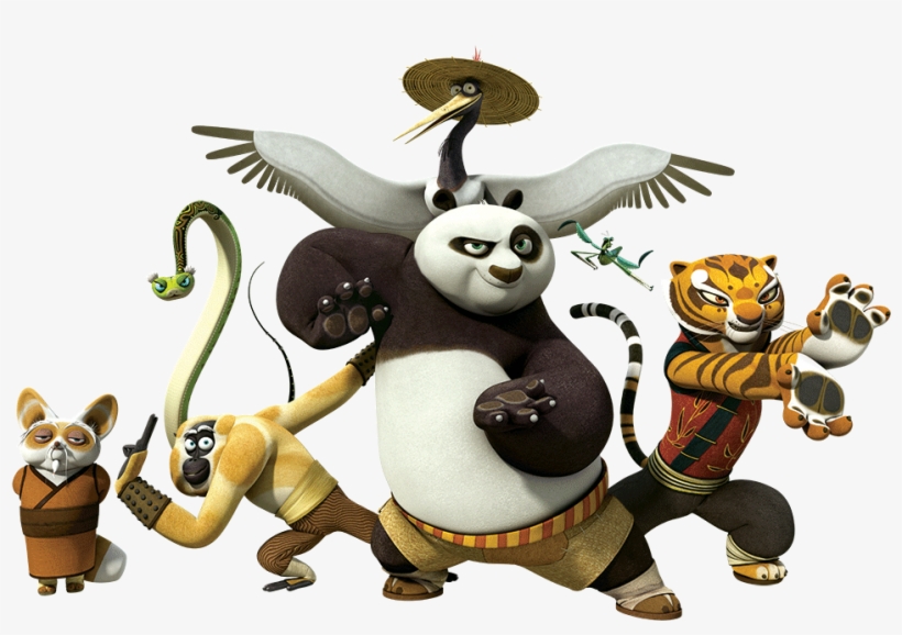 Kung Fu Panda Tv Show Stars - Panda Do Kung Fu PNG Image | Transparent