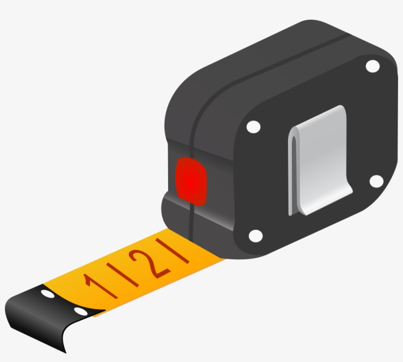 Measuring Tape - Clip Art Tape Measure, transparent png download