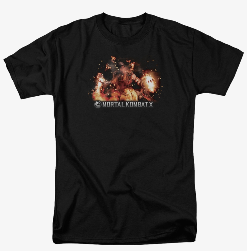 Mortal Kombat X Scorpion T-shirt - Fight Club Tshirt, transparent png download