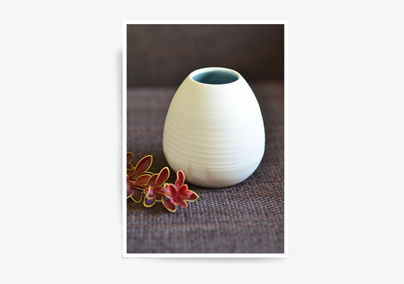 Peacock Ribbed Bud Vase - Vase, transparent png download