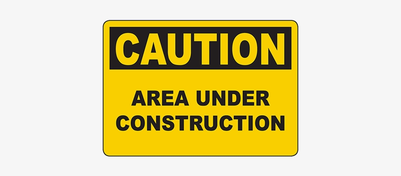 Caution Area Under Construction Sign - Killer Ninjas Ahead Wide Rectangle Magnet, transparent png download