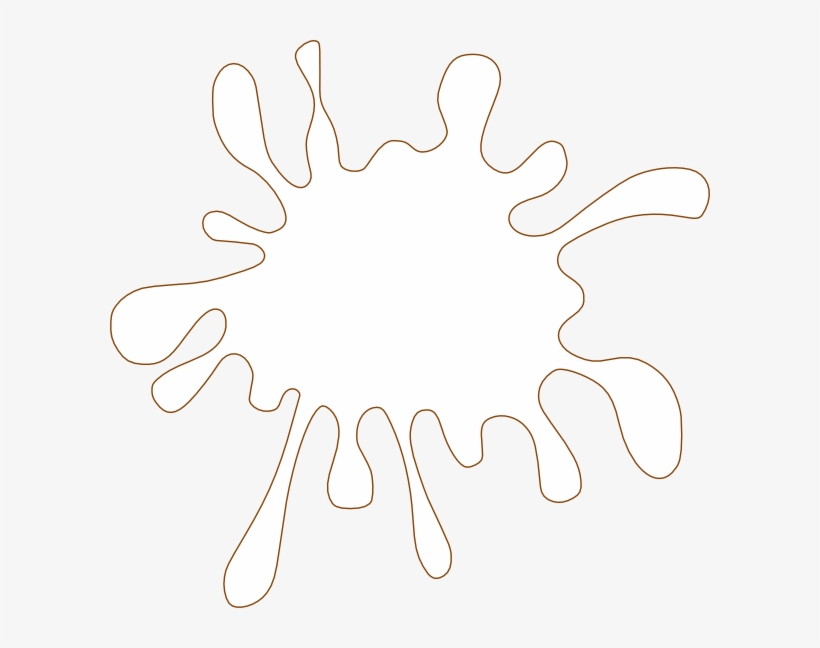 Mud Cliparts - Splash Of White Paint, transparent png download