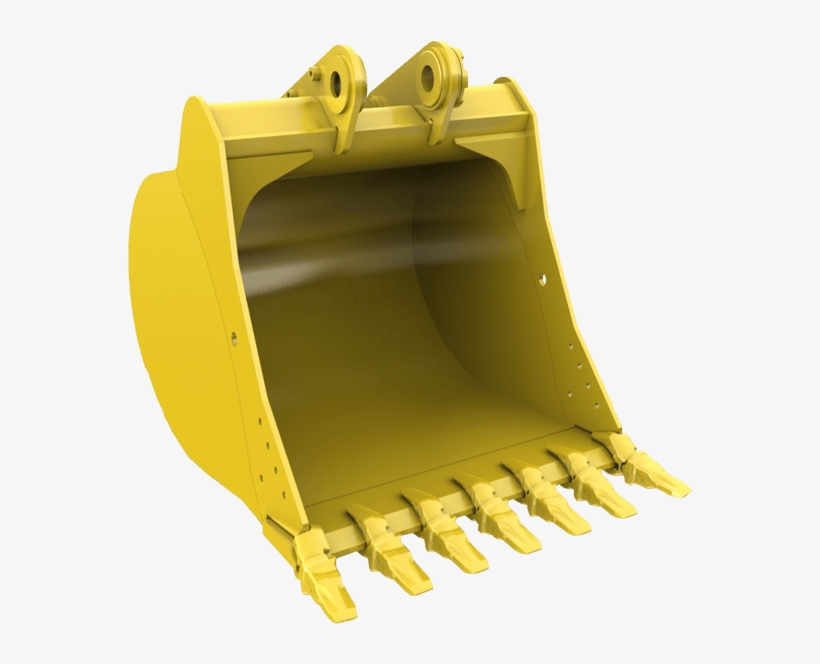 Yellow Bucket Transparent Background Image - Bucket Caterpillar, transparent png download