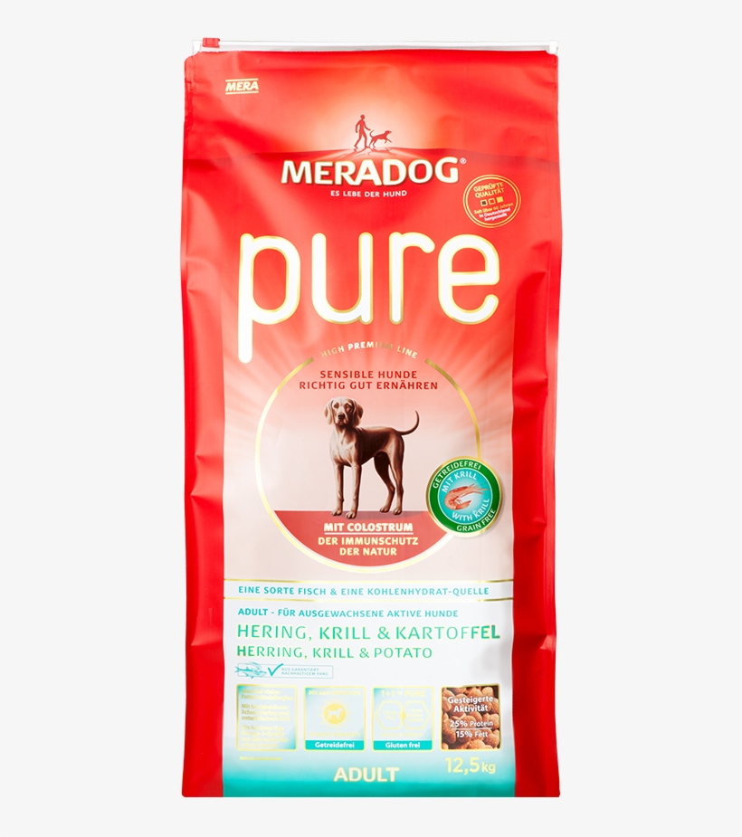 Meradog Pureadult Herring, Krill & Potato - Meradog Pure Senior, transparent png download