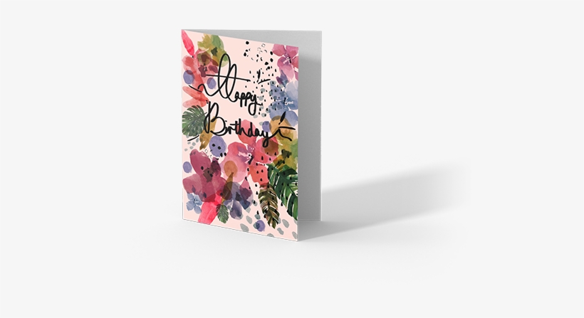Happy Birthday Card - Design, transparent png download