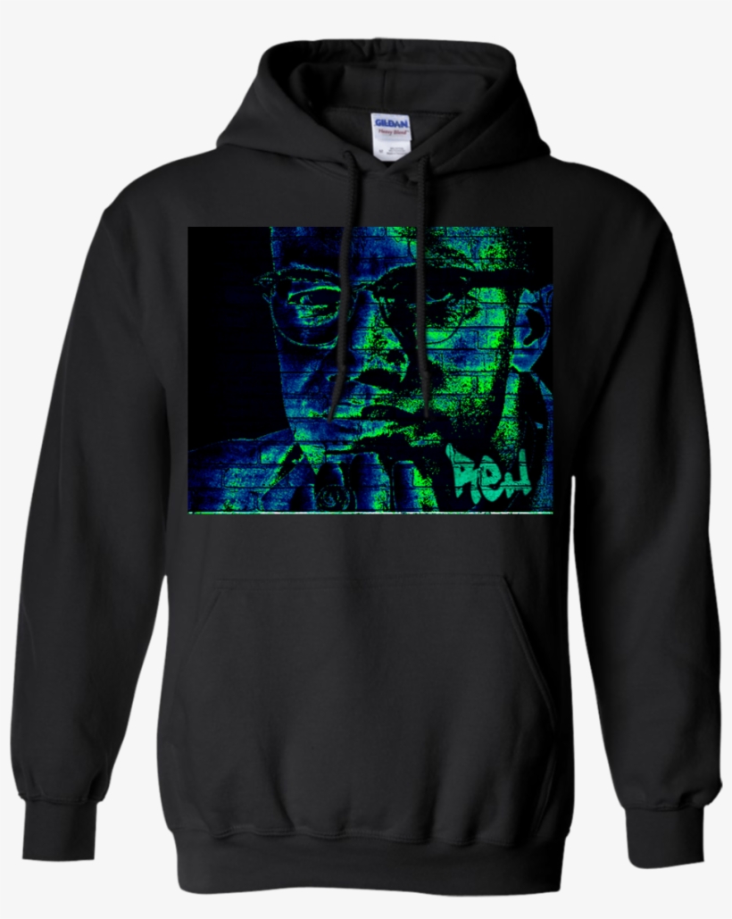 Graffiti Malcolm X Gildan Pullover Hoodie 8 Oz - Runescape Hoodie, transparent png download