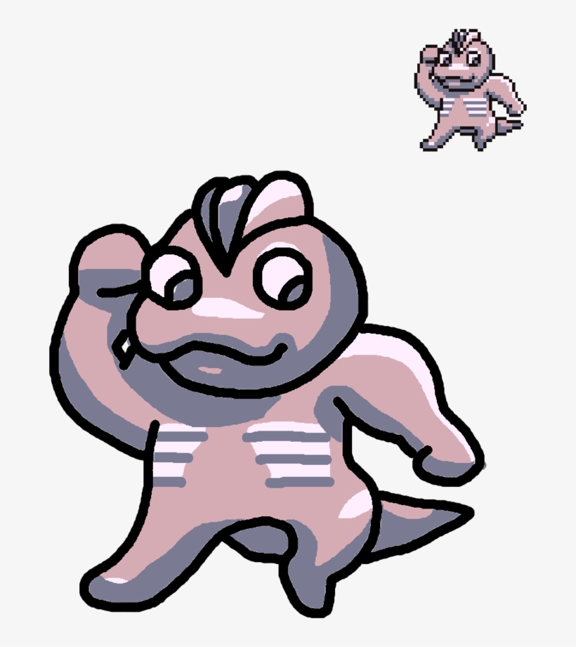 What The Shit Was Up With Machop's Gen 1 Sprite - Design, transparent png download
