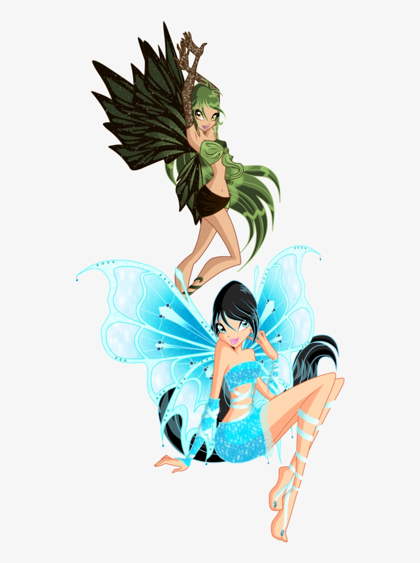 Winx Club & Sailor Scouts Wolpeyper Containing A Bouquet - Illustration, transparent png download