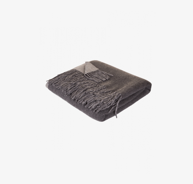 Kilgour Mens Savile Row Cashmere Throw Blanket - Charcoal, transparent png download