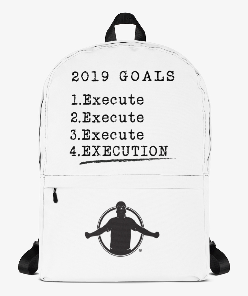 2019 Goals Backpack - Backpack, transparent png download