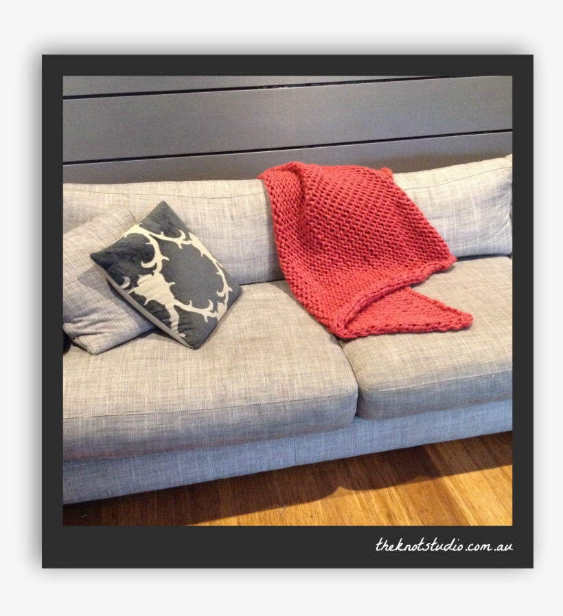 Chunky Knit Throw - Blanket, transparent png download