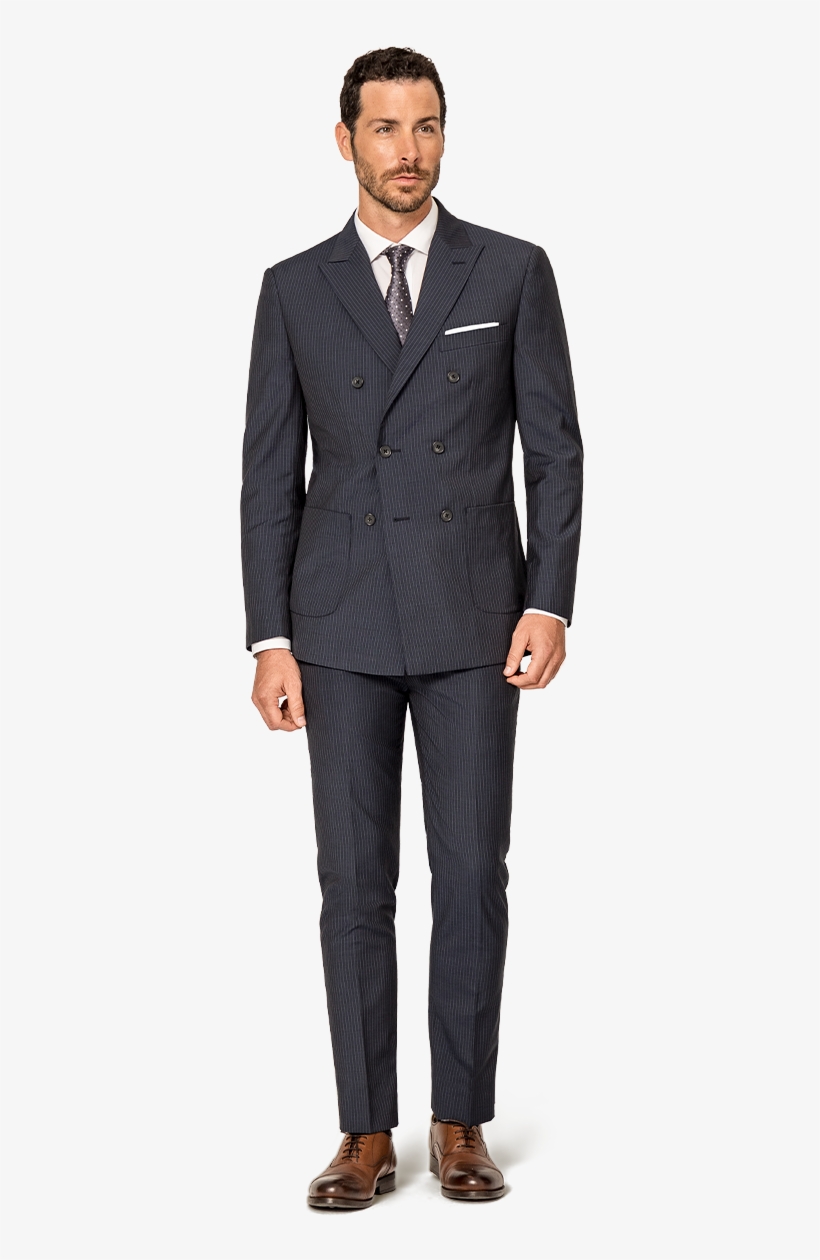 Double Breasted Suit - Michael Kors Blue Suit, transparent png download