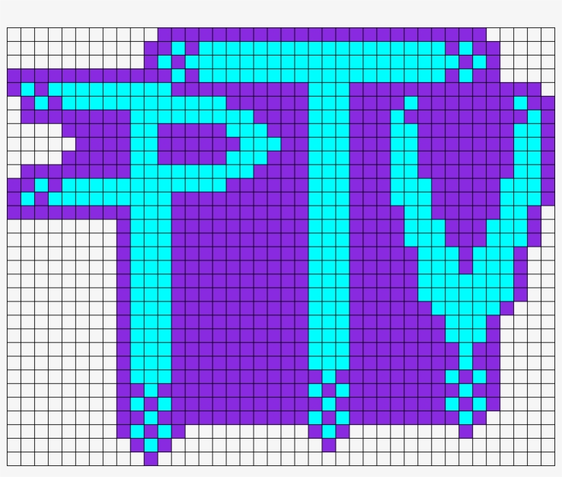 Pierce The Veil Fade Logo Perler Bead Pattern / Bead - Visual Arts, transparent png download