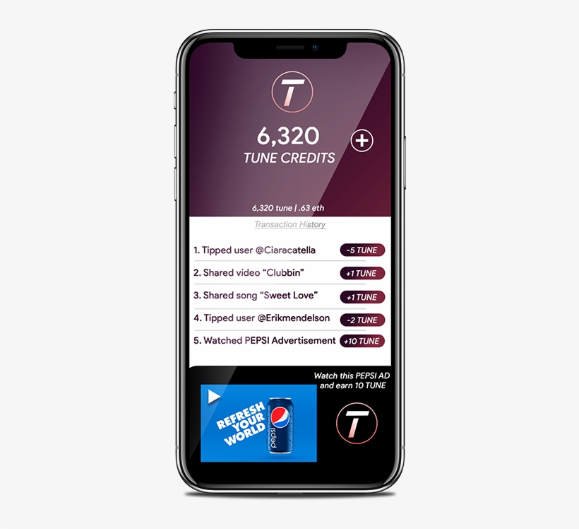 Tune Token A Decentralized Music Production Marketplace - Iphone, transparent png download