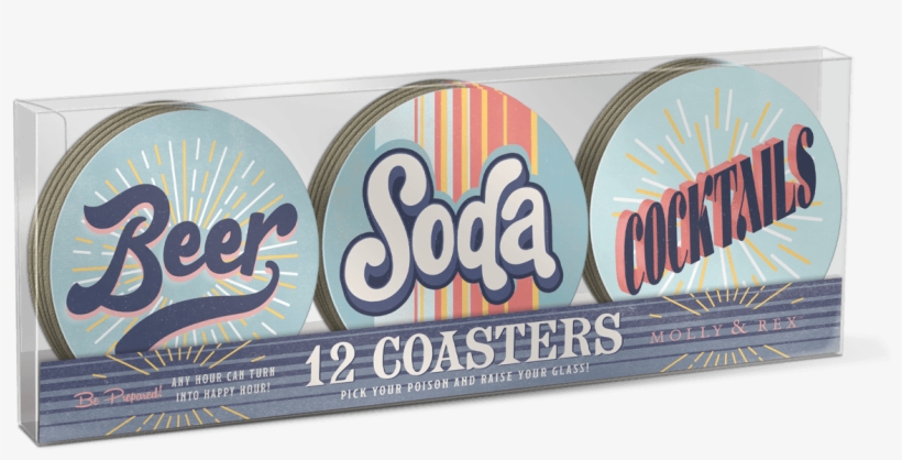 Pick Your Poison Coasters - Longboard, transparent png download