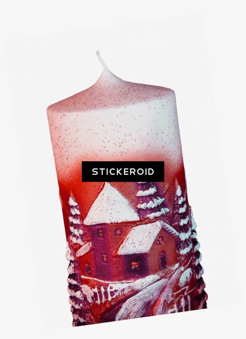 Red Christmas Candle - Christmas Carols - Dux: Dux1295, transparent png download