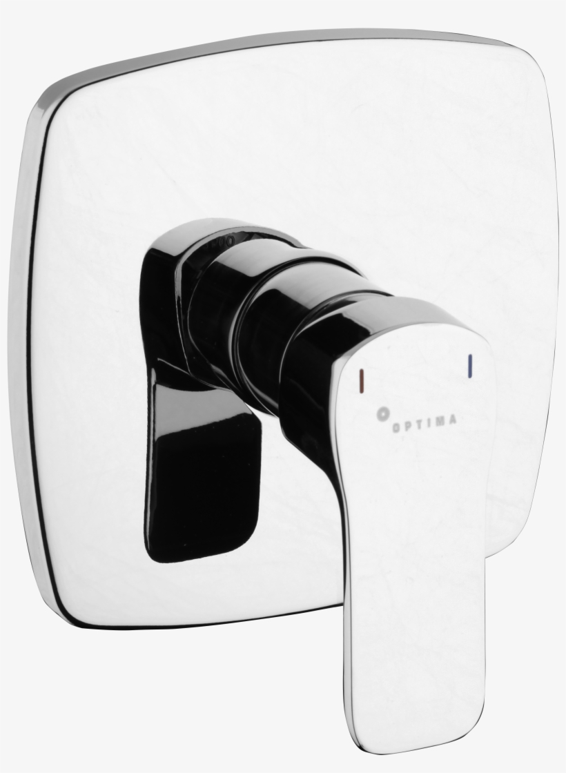 Shower Mixer Tap Concealed Optima Cube Way Including - Sprchová Baterie Podomítková Cube Way Včetně Podomítkového, transparent png download