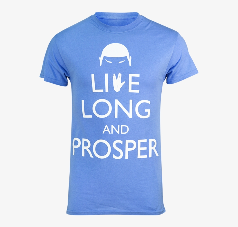 Star Trek Live Long & Prosper Running Shirt - Live Long And Prosper Poster, transparent png download