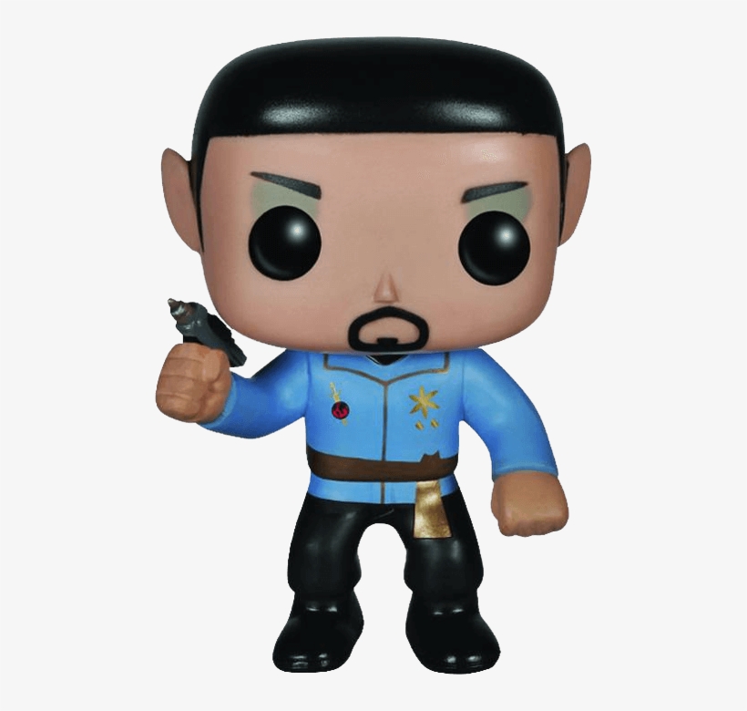 Mirror Universe Spock Pop Vinyl Figure - Funko Pop Star Trek: Mirror, Mirror Spock Pop Vinyl, transparent png download