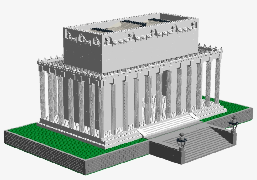 Lincoln Memorial - Roman Temple, transparent png download