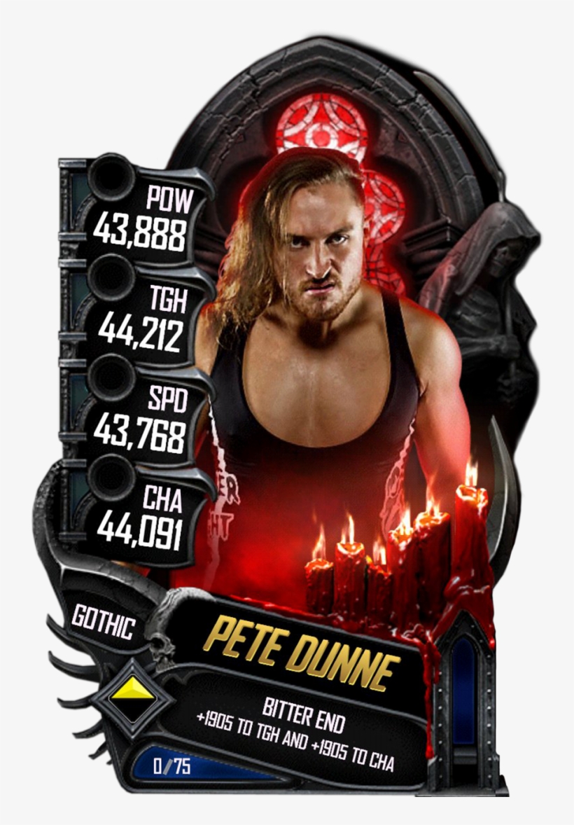 Petedunne S5 22 Gothic - Gothic Card Wwe Supercard, transparent png download