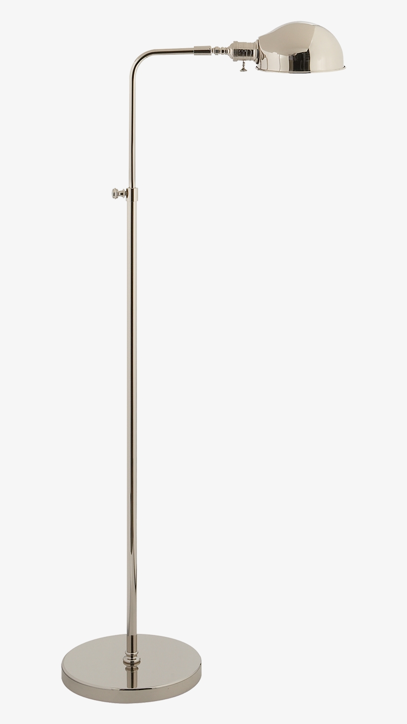 Old Pharmacy Floor Lamp In Polished Nickel - Lampshade, transparent png download