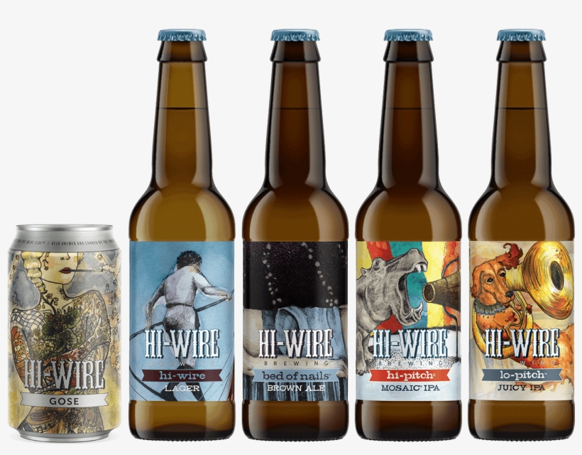 Hiwire 5flagshipbeers-slider - Beer Bottle, transparent png download
