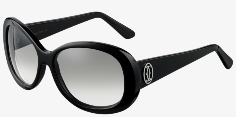 Cartier Rimless Sunglasses Light Grey Lens Black Frame - Occhiali Cartier Da Sole Donna, transparent png download