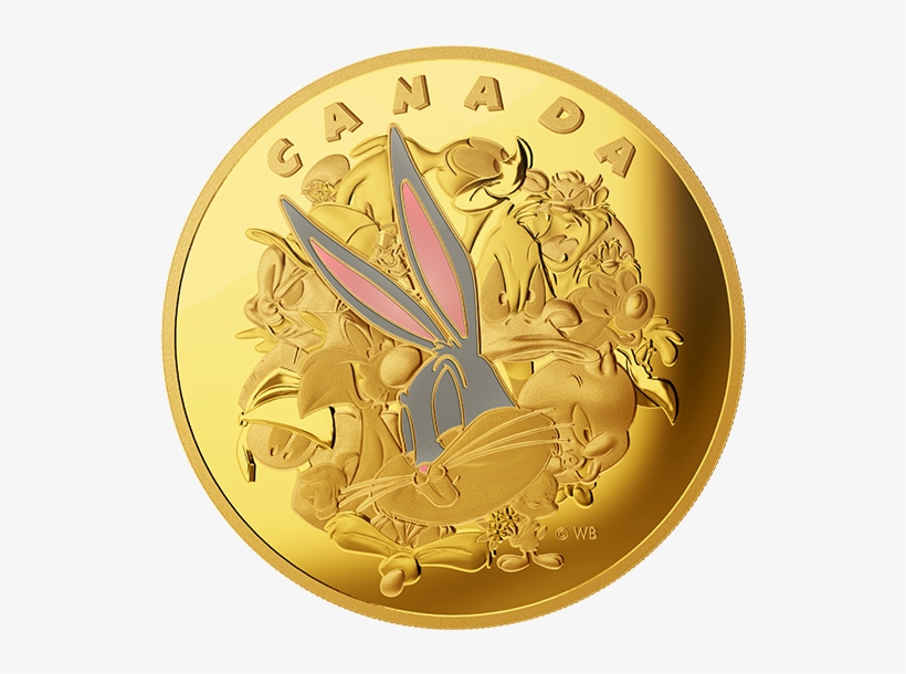 One-kilogram Pure Gold Coin Looney Tunestm - Looney Toons Canadian Coin, transparent png download