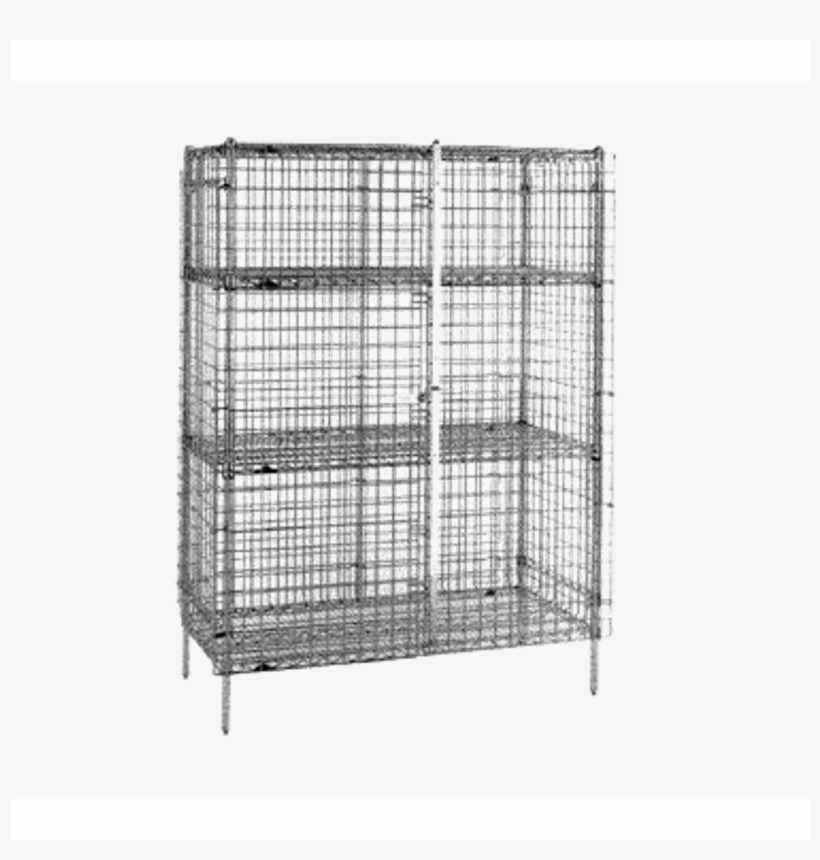 Metro Sec53cq Qwikslot Security Unit, Stationary, Chrome - Metro Qwikslot Stationary Security Cabinet 21.5 X 38.5, transparent png download