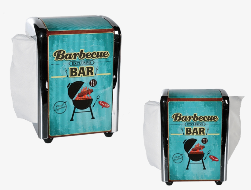 American Diner Serviette Dispenser - Barbecue, transparent png download