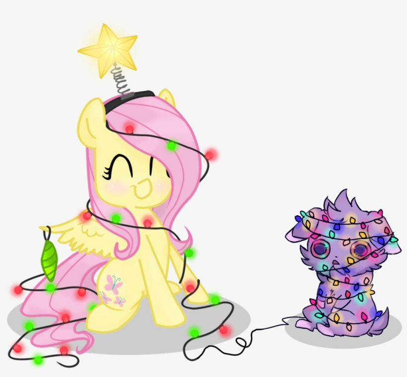 Jonah-yeoj, Christmas Lights, Christmas Tree, Crossover, - My Little Pony Christmas Png, transparent png download