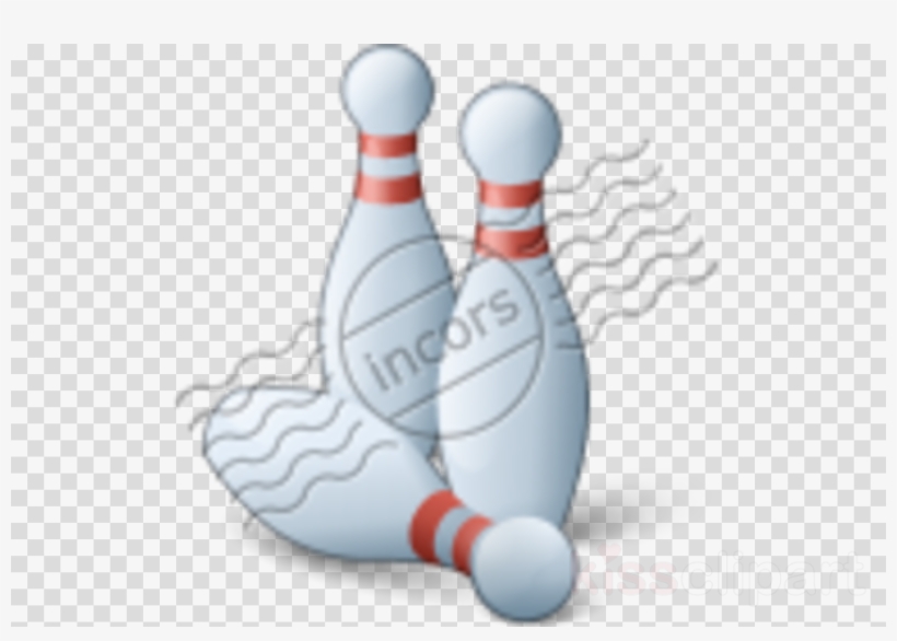 Bowling Pin Clipart Bowling Pin Nine-pin Bowling - Bowling Ball, transparent png download