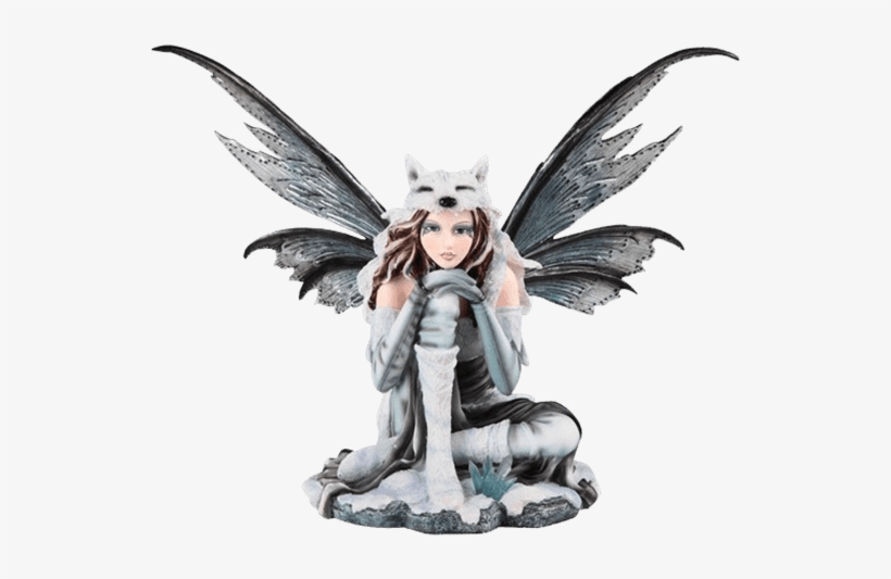 Arctic Wolf Fairy Statue - Nemesis Now Fairy Lore, transparent png download