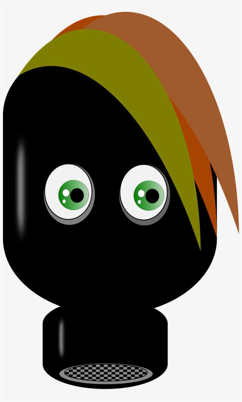 Black Mask Gasmask - Mask, transparent png download
